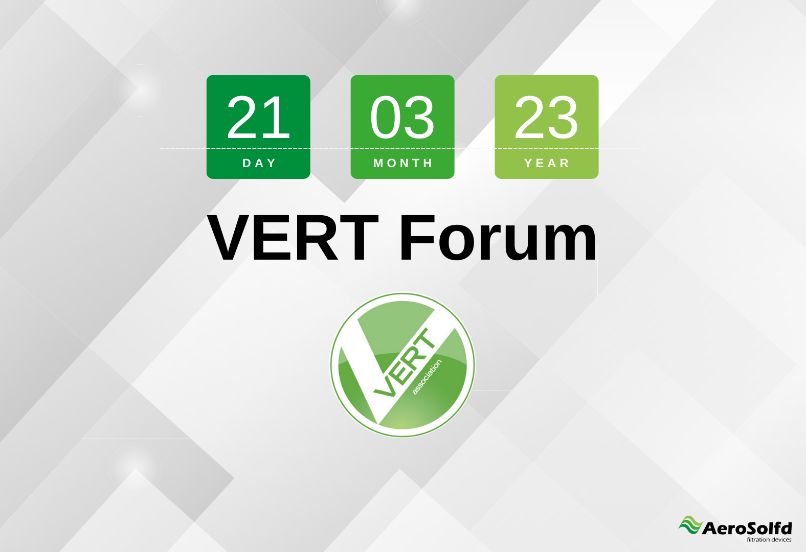 Horizon Europe project AeroSolfd and its tailpipe retrofit solution at 13th VERT Forum